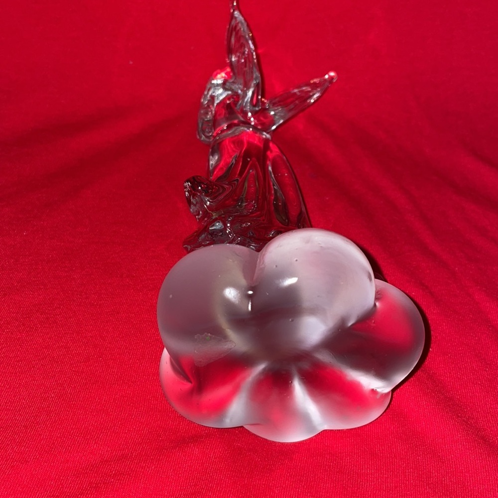 Vintage 1976 Bicentennial handcrafted Crystal praying Angel figurine. - Picture 7 of 7